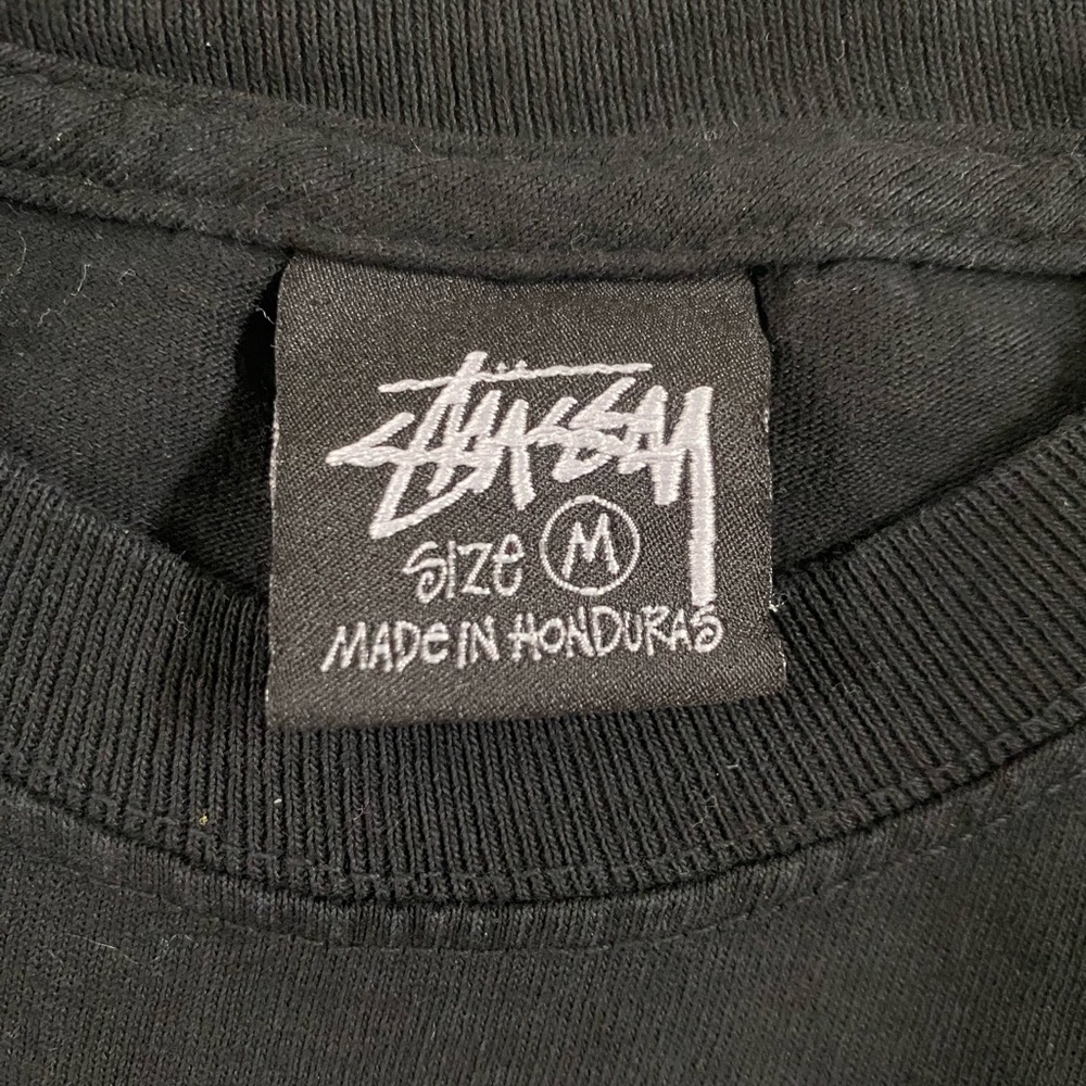 Black Stussy International short sleeved tee - Picture 2 of 3